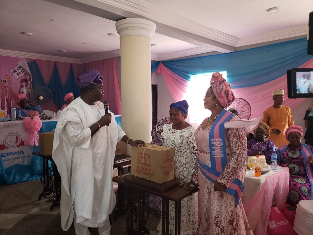 Hon. Abiodun Tobun Commends EPWA’s Impact as Association Empowers Women in Epe Division.
