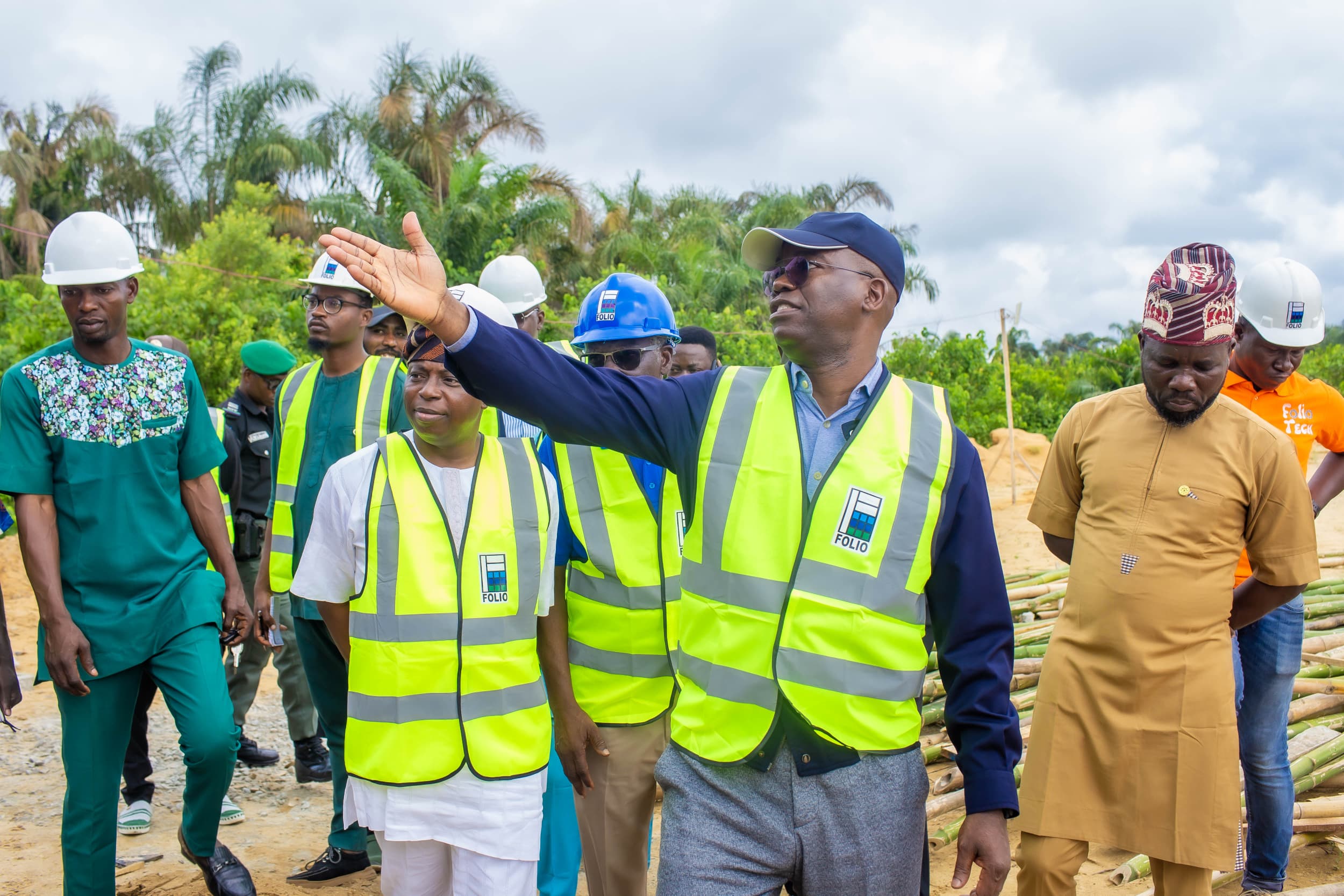 Senator Tokunbo Abiru Inspects SAIL Innovation Lab, Sport Centre Under Construction In Ibeju-Lekki