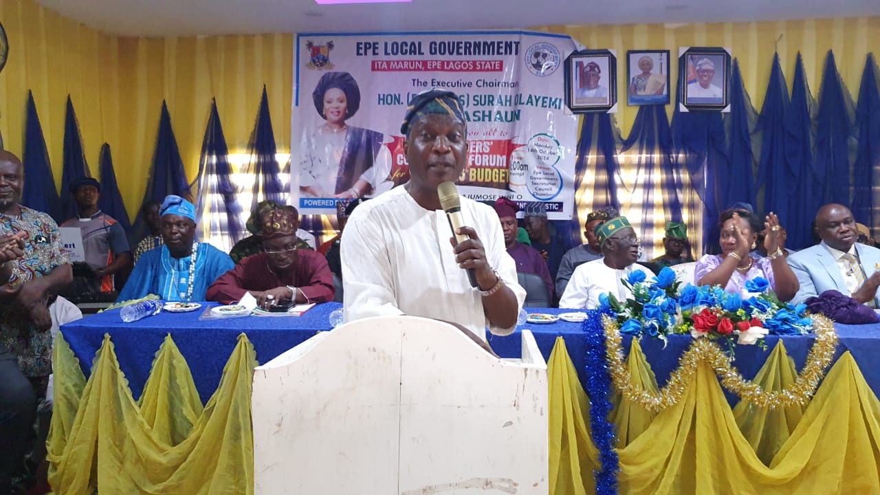 Rep. Wale Raji Advocates Collaboration for Epe’s Development at 2025 Budget Conference.