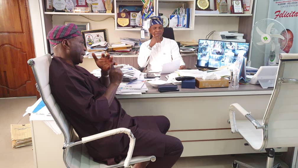 Three New Secondary Schools Facilitated by Wale Raji Set to Take Off in September as Lawmaker Meets Lagos Education Commissioner.